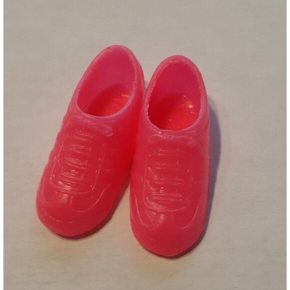 Barbie Other - Vintage Barbie Skipper Doll Hot Pink Sneaker Gym Shoes Stamped Indonesia